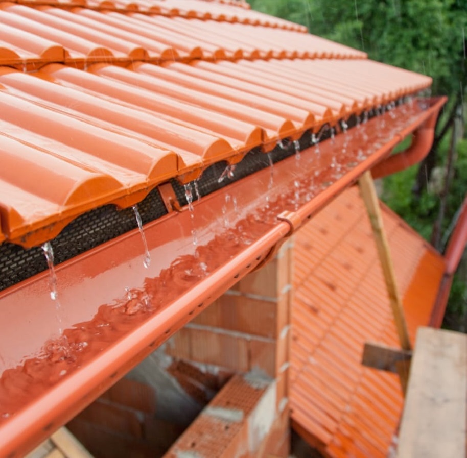 Close-up view of a professionally installed shingle roof